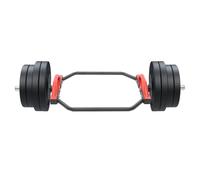 ROMYIX Olympic Trap Bar, 56" Hex Deadlift Squat Bar Deadlift Bar Tricep Weight Bar,150kg/330 lbs Weight Capacity, for Training Fitness Exercise Weight Lifting Bar