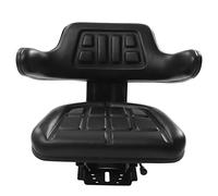 ROMYIX Universal Tractor Seat,Adjustable Forklift Seat w/Arm Back Support