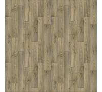 Ron 619M Brown Wood Effect Anti-Slip Vinyl Flooring For Kitchen, Bathroom, Dining Room, 2.5mm Thick-1M(3'3") X 3M(9'9")-3M²