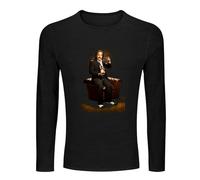 Ron De Jeremy Rum Mens Men's 100% Cotton Tee Crewneck Unisex Long Sleeve T-Shirt Black XXL