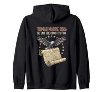 Ron Paul Massie 2028 Freedom Movement Election Candidate Zip Hoodie