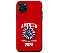 Ron Paul Thomas Massie Election 2028 President American Flag Case for iPhone 11 Pro Max