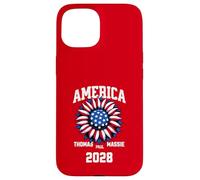 Ron Paul Thomas Massie Election 2028 President American Flag Case for iPhone 15