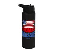 Ron Paul Thomas Massie Supporter Election 2028 President Stainless Steel Insulated Water Bottle