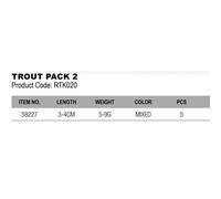 Ron Thompson Trout Pack 2 Spoon 5-9g