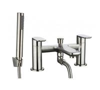 RONA BRUSHED NICKEL BATH SHOWER MIXER AND KIT Highlife Taps & Colo Rona Bathroom Tap Range Brushed Nickel Finish