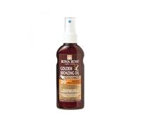 Rona Ross Sun Care | Golden Bronzing Oil Spray | Sunshield Tanning SPF20 | Tan Accelerator | Contains Coconut, Carrot Oil & Vitamin E