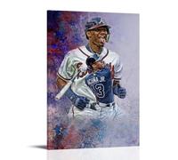 Ronald Acuña Jr.Waterproof Posters Wall Art Posters Waterproof Home Printing Moisture-proof Easy to Install And Fade ResistantFrame-style24x36inch(60x90cm)