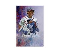 Ronald Acuña Jr.Waterproof Posters Wall Art Posters Waterproof Home Printing Moisture-proof Easy to Install And Fade ResistantUnframe-style12x18inch(30x45cm)