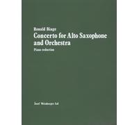 Josef Weinberger Ronald Binge: Concerto For Alto Saxophone and Orchestra (Alto Saxophone/Piano) Alto Saxophone Music Piano Accompany,968-12