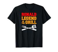 Ronald Name The Legend Of The Grill Funny Grilling T-Shirt