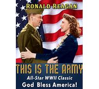 Ronald Reagan in This Is The Army - All-Star WWII Classic, God Bless America!