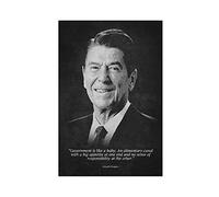 Ronald Reagan Posters Motivational Quote 0 Canvas Wall Art Decor Print Picture Paintings for Living Room Bedroom Decoration Unframe:12×18inch(30×45cm)
