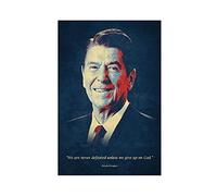 Ronald Reagan Posters Motivational Quote Canvas Wall Bedroom Decor Picture Sports Landscape Offices Room Decor Gift Unframe:12×18inch(30×45cm)