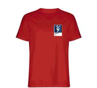 Ronaldo 9 Football Shirt Frame Men's T-Shirt - Red / M
