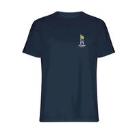 Ronaldo Brazil Badge Men's T-Shirt - Navy / 2XL