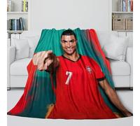 Ronaldo Cozy Blanket - Football Blanket for Giving Warmth And Kindness to Those You Care - Birthday Gift for Son Daughter Grandson Granddaughter Friend 50x60inch(127x152cm)