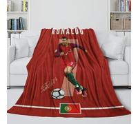 Ronaldo Cozy Blanket - Portugal Football The Memorable Blanket for Kid Bought By Parent/GrandParent - Birthday Gift for Son Daughter Grandson Granddaughter Friend 40x50inch(100x130cm)