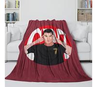 Ronaldo Cozy Blanket - Portugal Football The Memorable Blanket for Kid Bought By Parent/GrandParent - Birthday Gift for Son Daughter Grandson Granddaughter Friend 50x60inch(127x152cm)