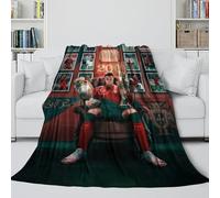 Ronaldo Cozy Blanket - Portugal Football The Memorable Blanket for Kid Bought By Parent/GrandParent - Birthday Gift for Son Daughter Grandson Granddaughter Friend 70x80inch(180x200cm)