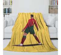 Ronaldo Cozy Blanket - Portugal Football The Memorable Blanket for Kid Bought By Parent/GrandParent - Birthday Gift for Son Daughter Grandson Granddaughter Friend 60x80inch(150x200cm)