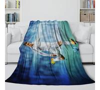 Ronaldo Flannel Blanket - Football Cozy Throws For Something Warm And Blissful To Wrap With In Colder Nights - Sofa Bed Decor - Christmas Birthday Present Idea 60x80inch(150x200cm)