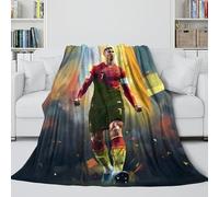 Ronaldo Flannel Blanket - Football Cozy Throws For Something Warm And Blissful To Wrap With In Those Colder Nights - Sofa Bed Crib Decor - Christmas Birthday Present Gift Idea 40x50inch