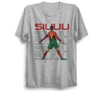 Ronaldo Football Men's T Shirt | SIUUU Celebration Shirt | Crristiano Ronaldo-Inspired Tee | Football Shirt CR#7 Celebration Top | Unisex Men Women (UK, Alpha, M, Regular, Regular, Grey)