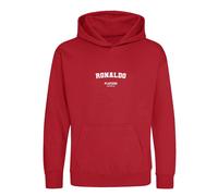 Ronaldo Kids Hoodie - Red / 5-6 years