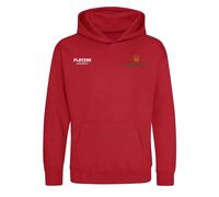 Ronaldo Logo Kids Hoodie - Red / 5-6 years