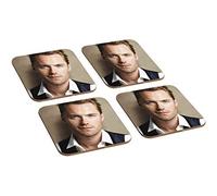 Ronan Keating Young 4 Piece Wooden Coaster Set
