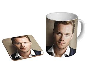 Ronan Keating Young Ceramic Coffee Mug + Coaster Gift Set …
