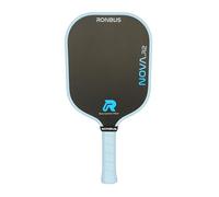 Ronbus R1.16/R2.16/R3.16 Nova Thermoformed Raw Toray T700 Carbon Fiber Edge Grid Pickleball Paddle with 16mm Polypropylene Honeycomb Core (R2 Nova)