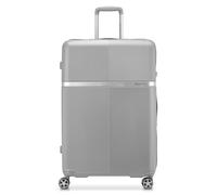 Roncato Airglam 4 wheels Trolley L 77 cm with expansion pleat silver colored