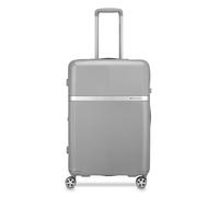 Roncato Airglam 4 wheels Trolley M 68 cm with expansion pleat silver colored