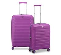 Roncato B-Flying 4 wheels Suitcase set 2-piece with expansion pleat purple