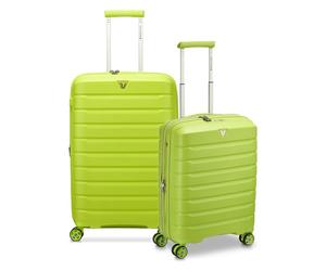 Roncato B-Flying 4 wheels Suitcase set 2-piece with expansion pleat yellow