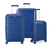 Roncato B-Flying Move 4 wheels Suitcase set 3-piece with expansion pleat blue