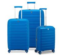 Roncato B-Flying Move 4 wheels Suitcase set 3-piece with expansion pleat blue