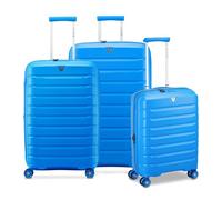 Roncato B-Flying Move 4 wheels Suitcase set 3-piece with expansion pleat blue