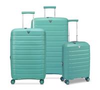 Roncato B-Flying Move 4 wheels Suitcase set 3-piece with expansion pleat green