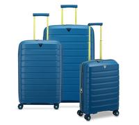 Roncato B-Flying Move 4 wheels Suitcase set 3-piece with expansion pleat petrol