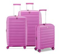 Roncato B-Flying Move 4 wheels Suitcase set 3-piece with expansion pleat pink