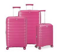 Roncato B-Flying Move 4 wheels Suitcase set 3-piece with expansion pleat pink