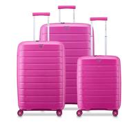 Roncato B-Flying Move 4 wheels Suitcase set 3-piece with expansion pleat purple