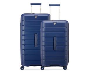 Roncato B-Flying Trunk 4 wheels Suitcase set 2-piece blue