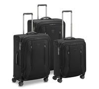 Roncato City 3.0 4 wheels Suitcase set 3-piece with expansion pleat black