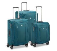 Roncato City 3.0 4 wheels Suitcase set 3-piece with expansion pleat green