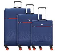Roncato Crosslite 4 Roll Suitcase Set 3pcs. blue