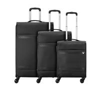 Roncato Jazz 4.0 4 wheels Suitcase set 3-piece with expansion pleat black